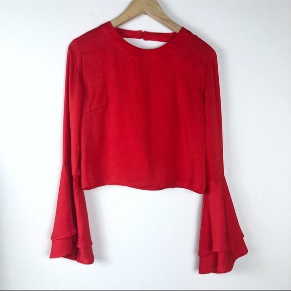 van de vort the lable Tops - CVDV Van De Vort The Label Bell Sleeve Top